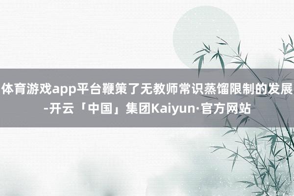 体育游戏app平台鞭策了无教师常识蒸馏限制的发展-开云「中国」集团Kaiyun·官方网站