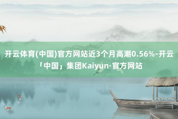 开云体育(中国)官方网站近3个月高潮0.56%-开云「中国」集团Kaiyun·官方网站