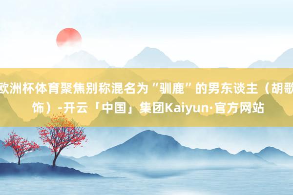 欧洲杯体育聚焦别称混名为“驯鹿”的男东谈主(胡歌 饰)-开云「中国」集团Kaiyun·官方网站