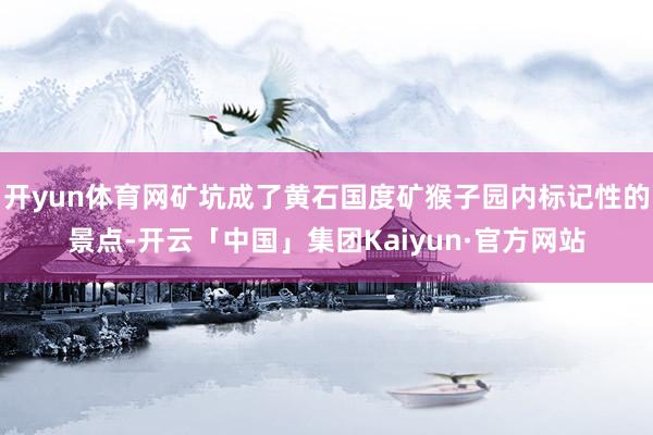 开yun体育网矿坑成了黄石国度矿猴子园内标记性的景点-开云「中国」集团Kaiyun·官方网站