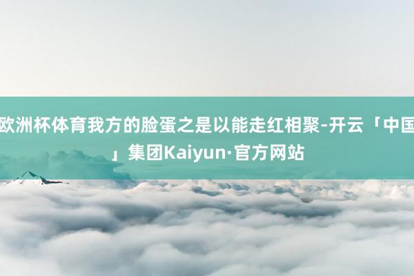 欧洲杯体育我方的脸蛋之是以能走红相聚-开云「中国」集团Kaiyun·官方网站