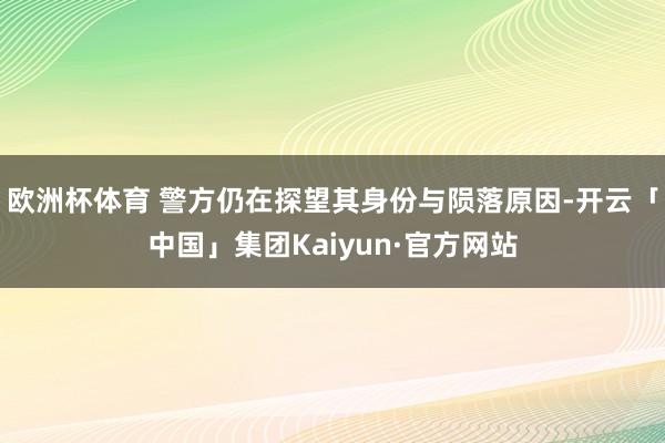 欧洲杯体育 警方仍在探望其身份与陨落原因-开云「中国」集团Kaiyun·官方网站